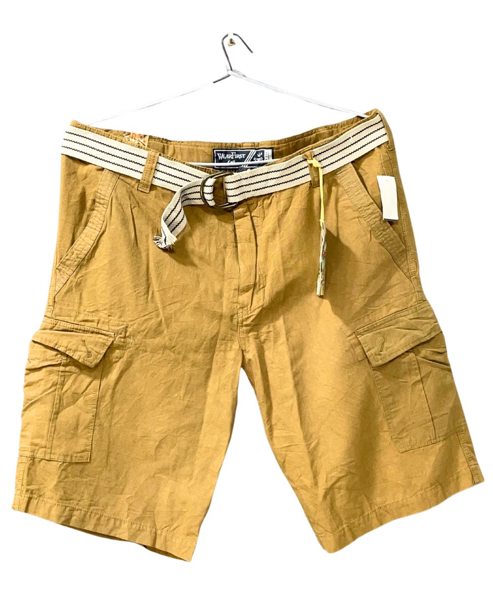 Wear First Khaki Cotton Short For Men XL