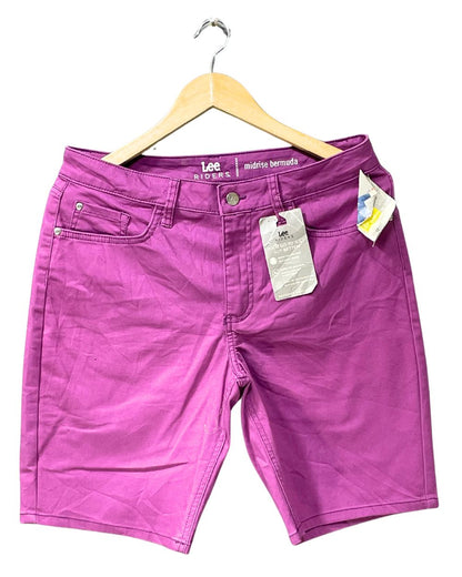 Lee Purple Jeans Short For Women L