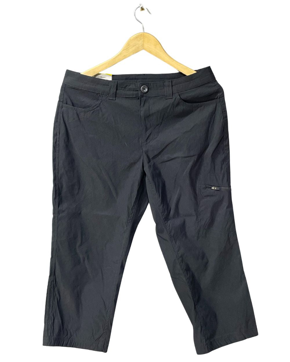 Eddie Bauer Black Cotton Short For Women S