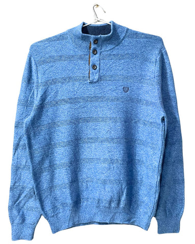 Chaps Blue Cotton For Men Sweatshirt L