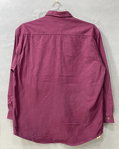 St John Bay Purple Falalen Winter Shirt For Men XX Large