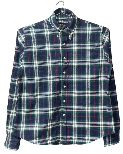 Brandy Melville Green Check Falalen Winter Shirt For Men S