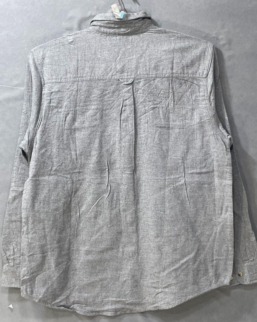 Woolrich Gray Falalen Winter Shirt For Men L