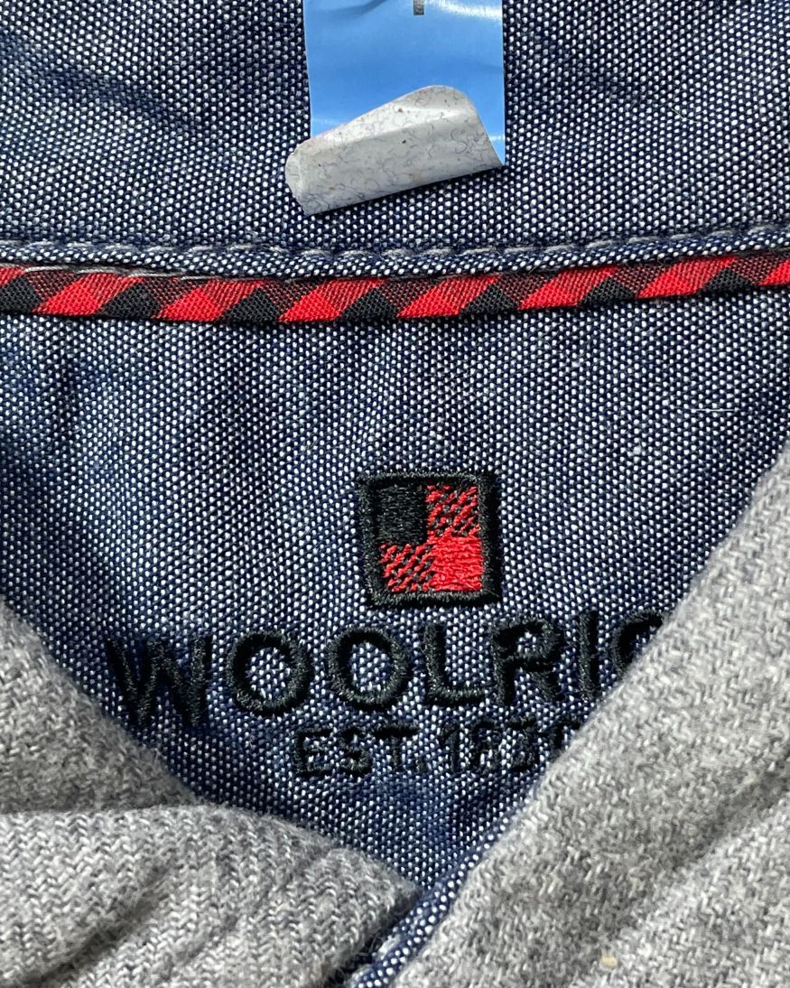 Woolrich Gray Falalen Winter Shirt For Men L