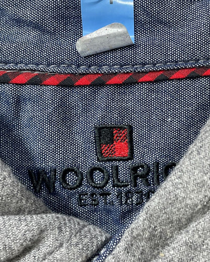 Woolrich Gray Falalen Winter Shirt For Men L