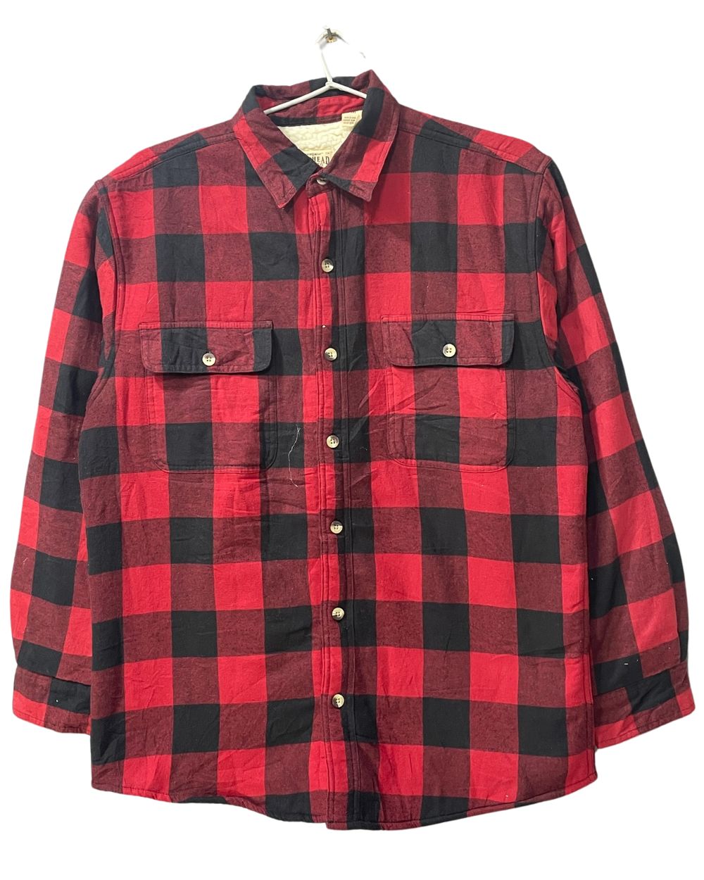 Red Head Red Falalen Winter Shirt For Men M