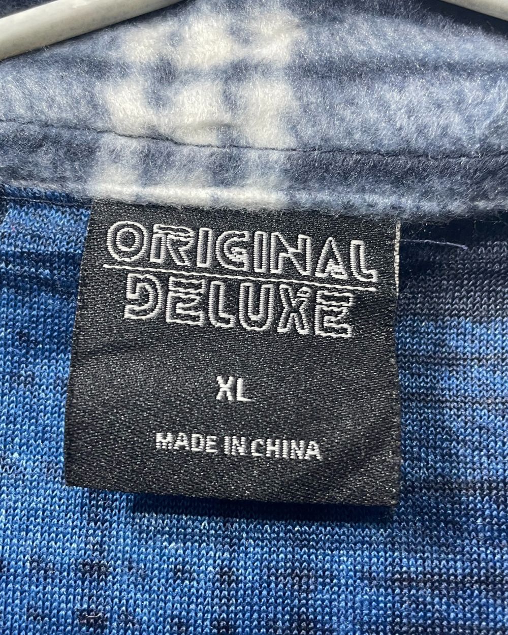 Deluxe Blue Fleece Winter Shirt For Men XL