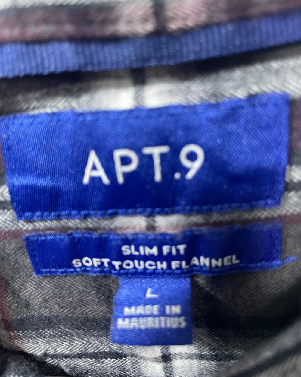 APT.9 Gray Falalen Winter Shirt For Men L