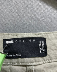Asos Gray Cotton For Men Cargo Pant S