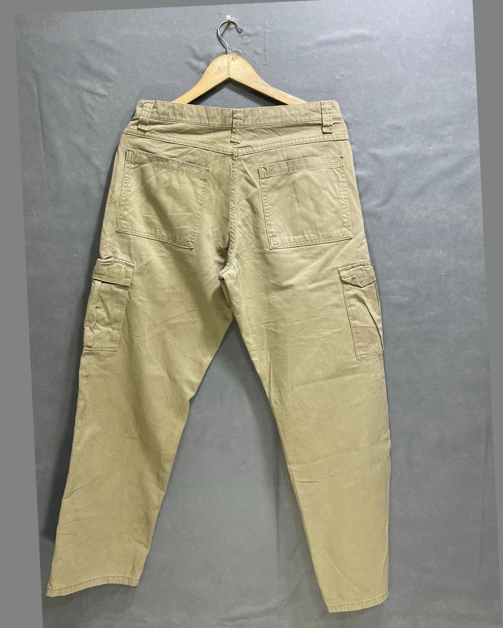 Wrangler Khaki Cotton For Men Cargo Pant S