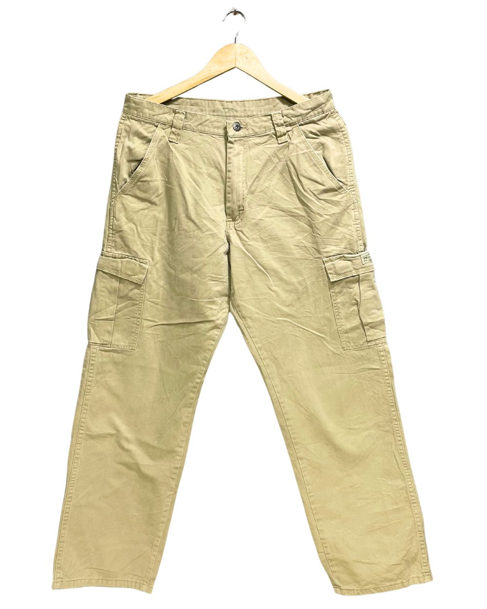 Wrangler Khaki Cotton For Men Cargo Pant S