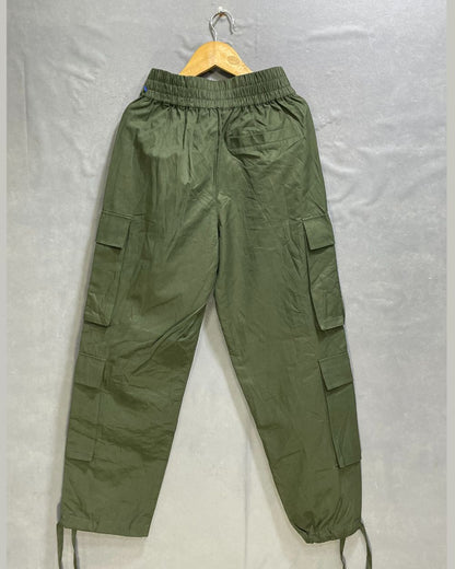 Forever 21 Cream Polyester For Boy Cargo Pant XS