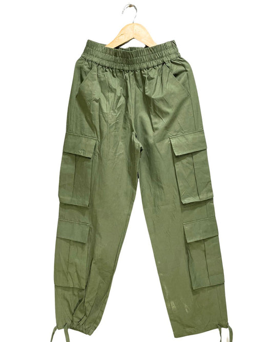 Forever 21 Cream Polyester For Boy Cargo Pant XS