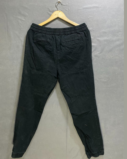 Original Use Black Cotton For Men Cargo Pant Medium