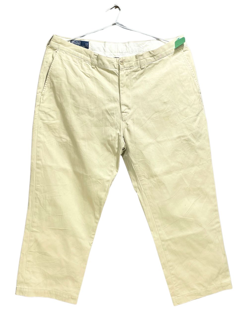 Polo Ralph Lauren Cream Cotton Dress Pant For Men L