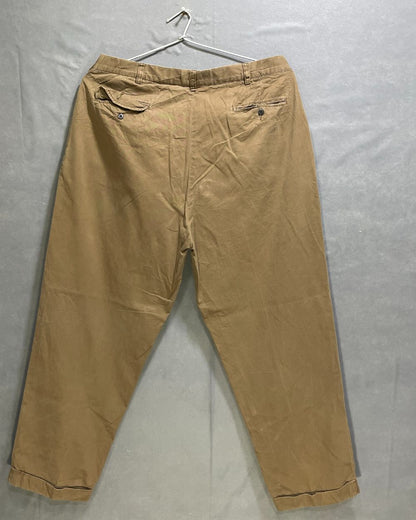 Polo Ralph Lauren Brown Cotton Dress Pant For Men L