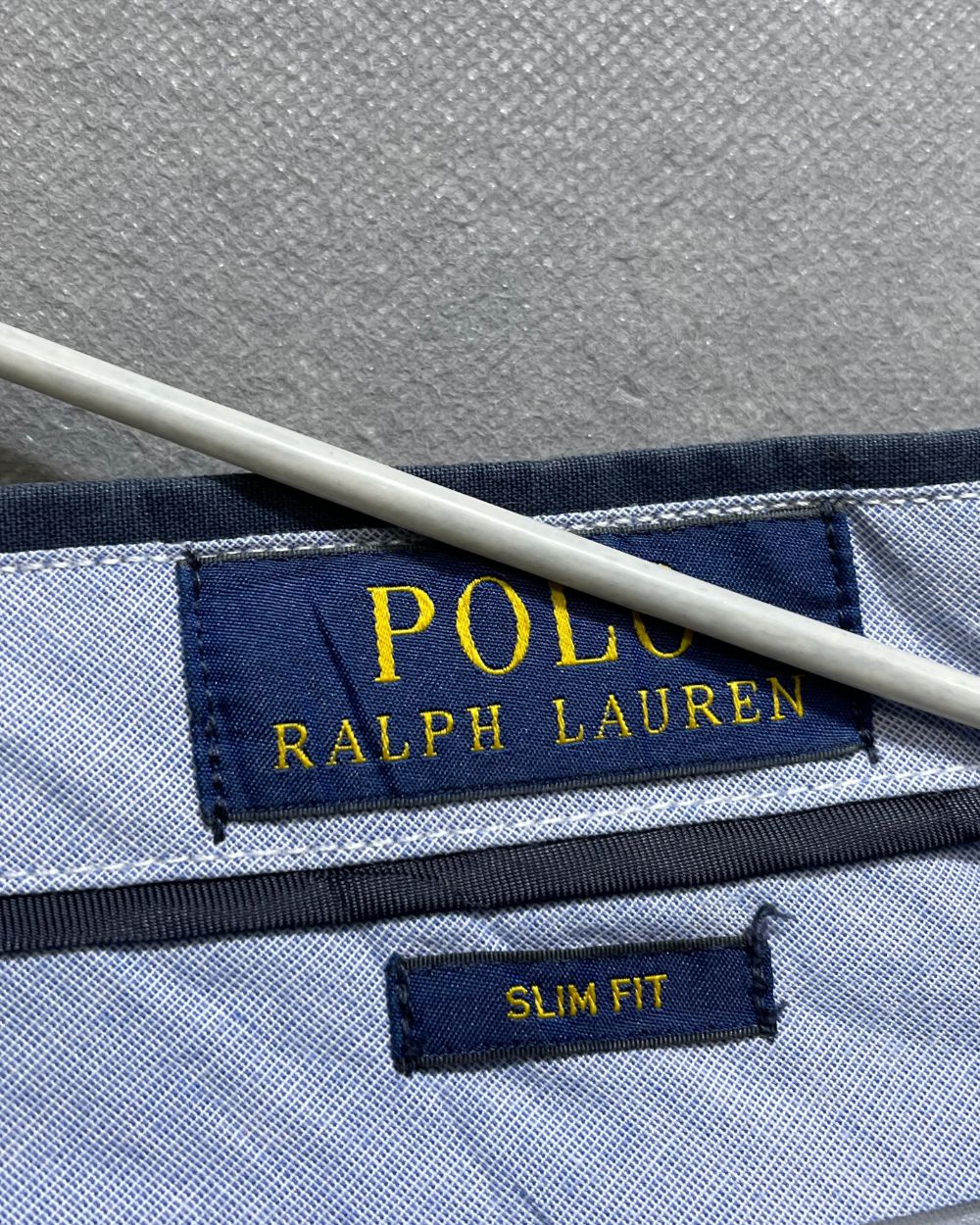 Polo Ralph Lauren Blue Polyester Dress Pant For Men M