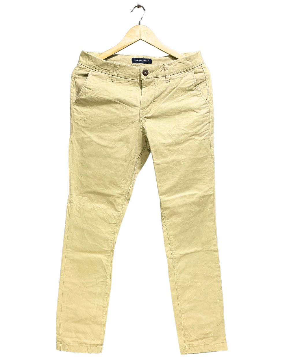 Aeropostale Khaki Cotton Dress Pant For Men M