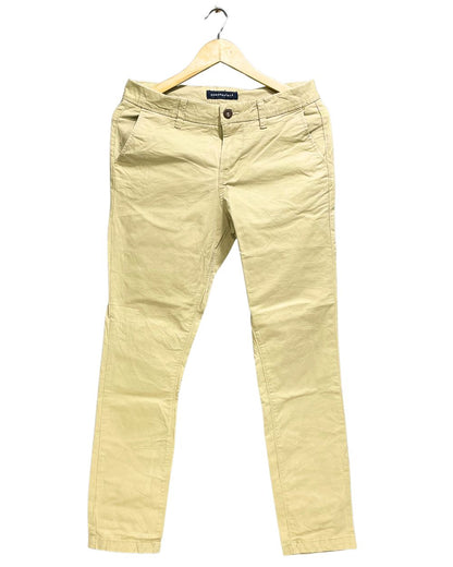 Aeropostale Khaki Cotton Dress Pant For Men M