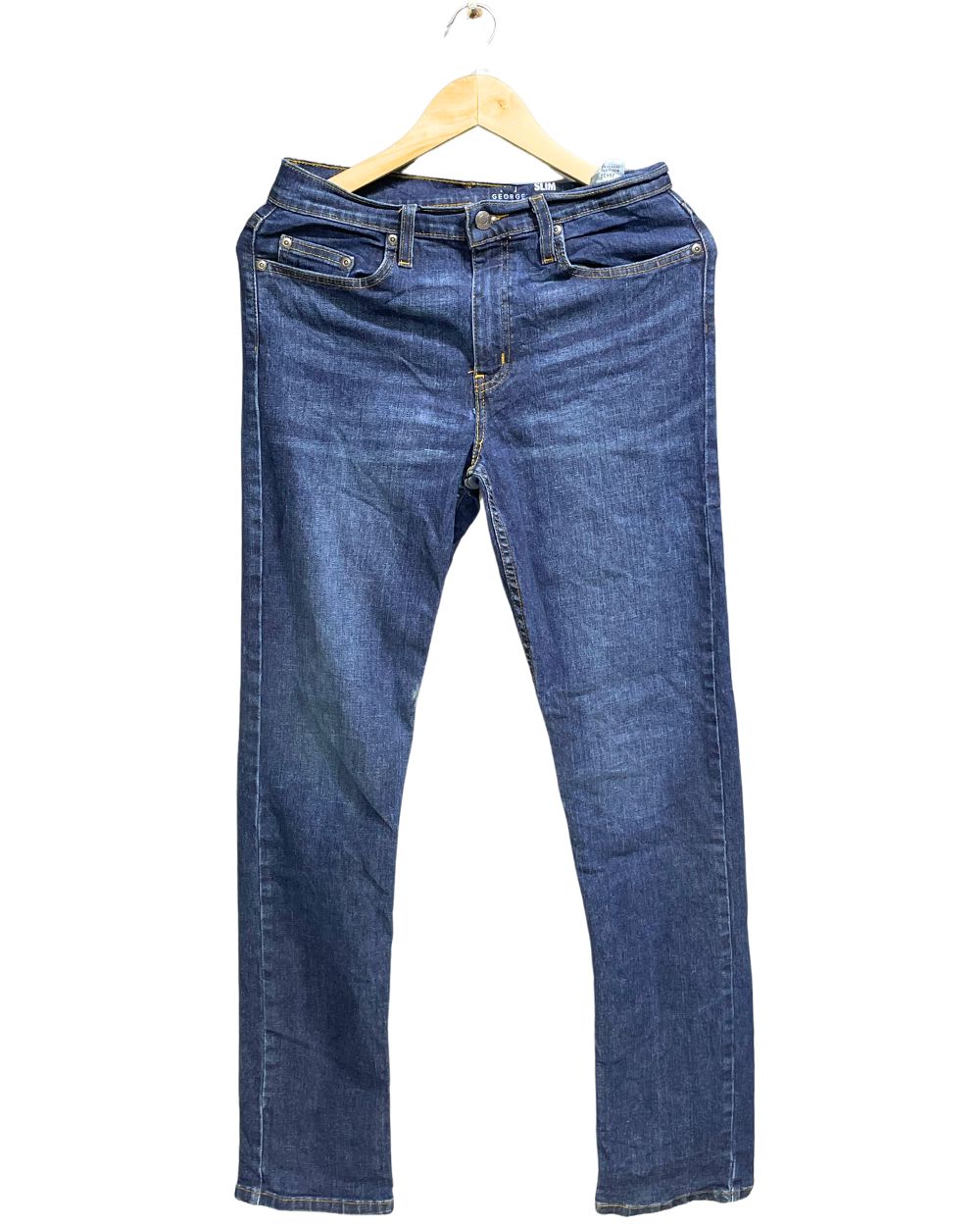 George Blue Denim Jeans For Men XS