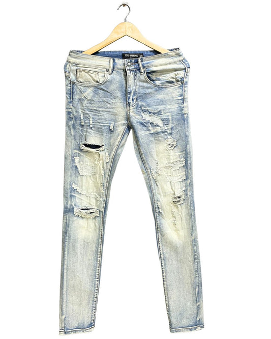 Road Narrows Blue Jeans For Men S