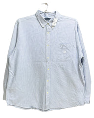 Chaps Blue Cotton Shirt For Men XXL