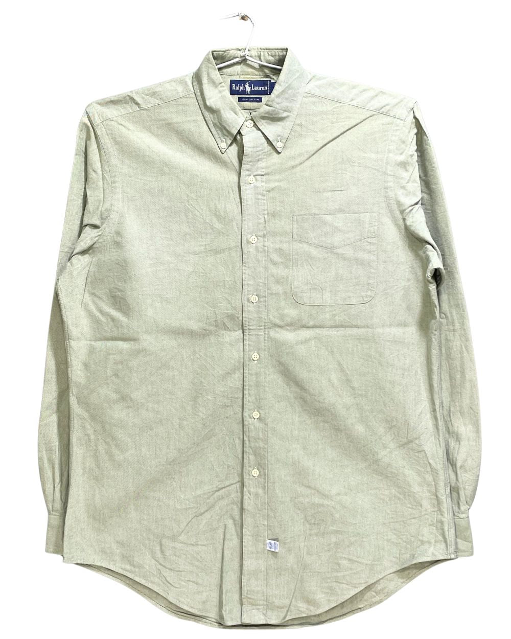 Polo Ralph Lauren Green Cotton Shirt For Men XL