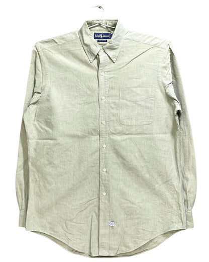 Polo Ralph Lauren Green Cotton Shirt For Men XL