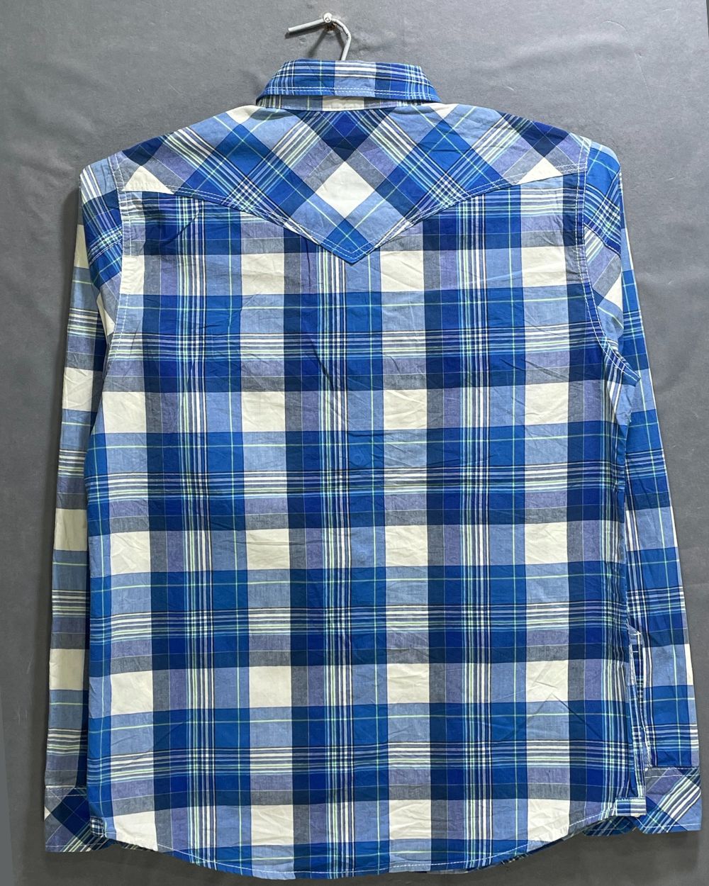 Aeropostale Blue Cotton Shirt For Men M