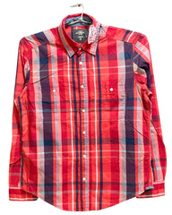 Label Of Graded Goods Red Cotton Shirt For Men M