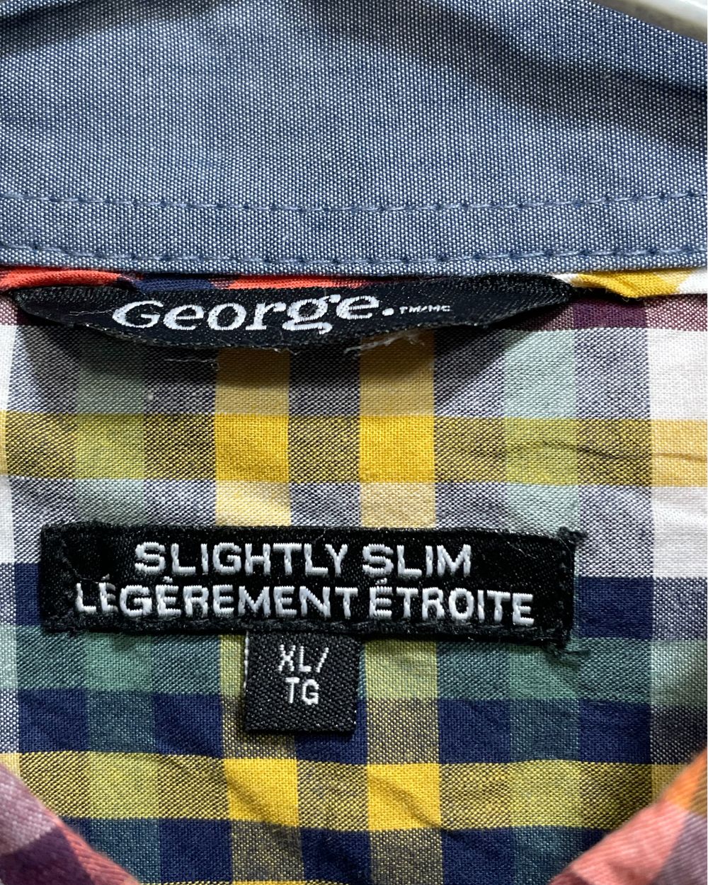 George Multi Cotton Shirt For Men XL