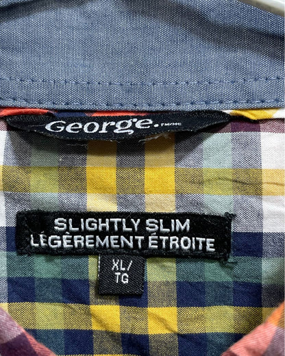 George Multi Cotton Shirt For Men XL