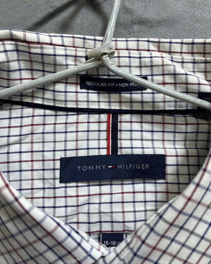 Tommy Hilfiger White Cotton Shirt For Men L