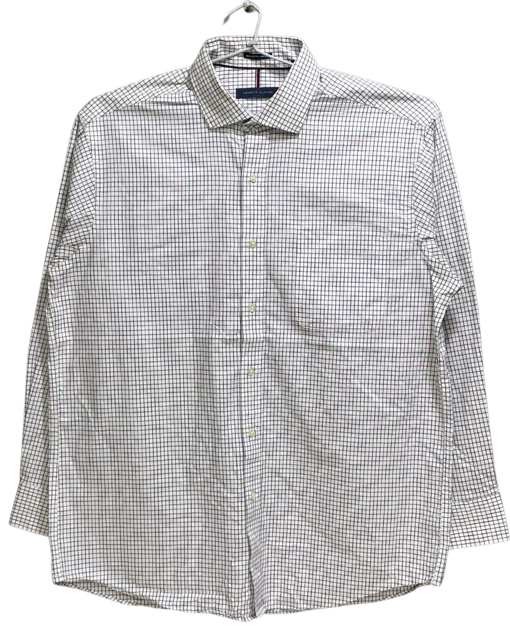 Tommy Hilfiger White Cotton Shirt For Men L