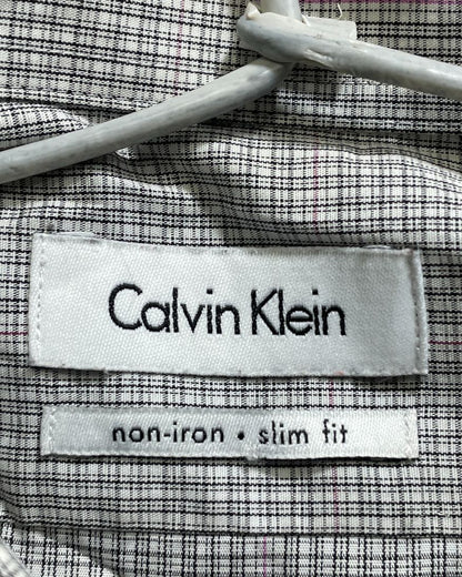 Calvin Klein Blue Cotton Shirt For Men M