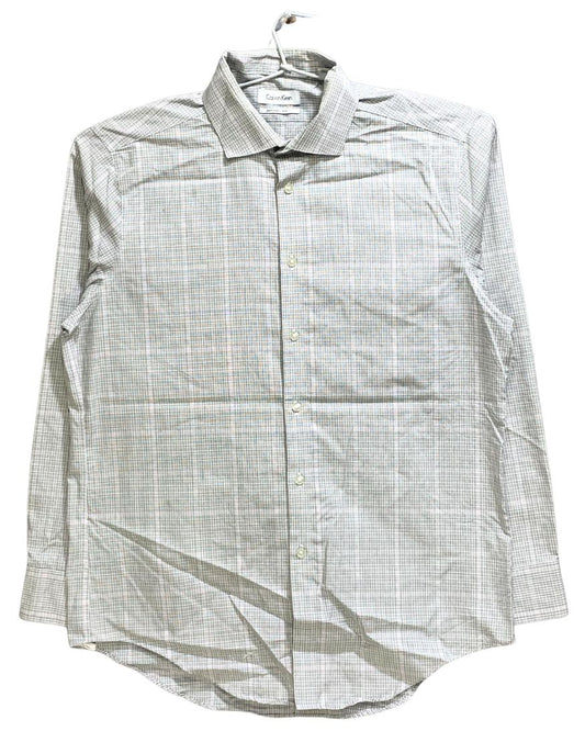 Calvin Klein Blue Cotton Shirt For Men M