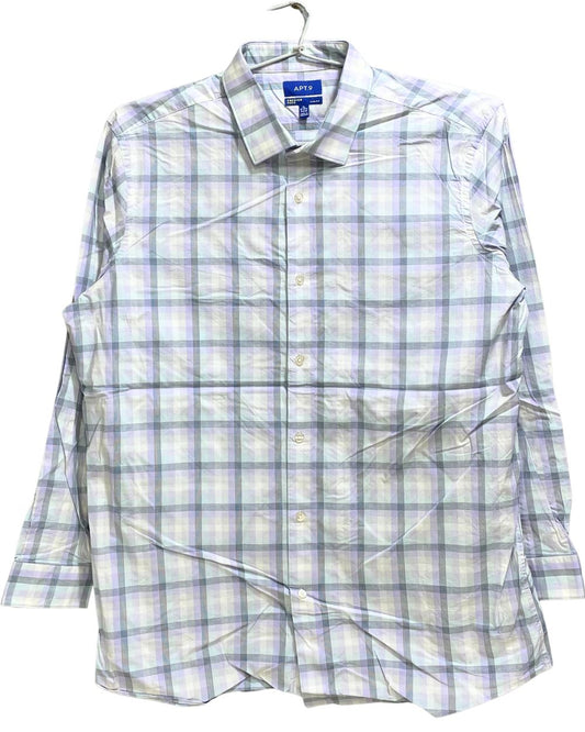 APT.9  Purple Cotton Shirt For Men XL