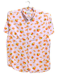 4th Dimension Pink Cotton Shirt For Men L