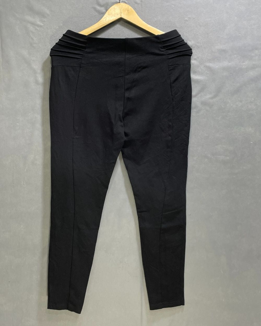 Zac & Rachel Black Polyester Jersey Stretch Gym tights For Women M