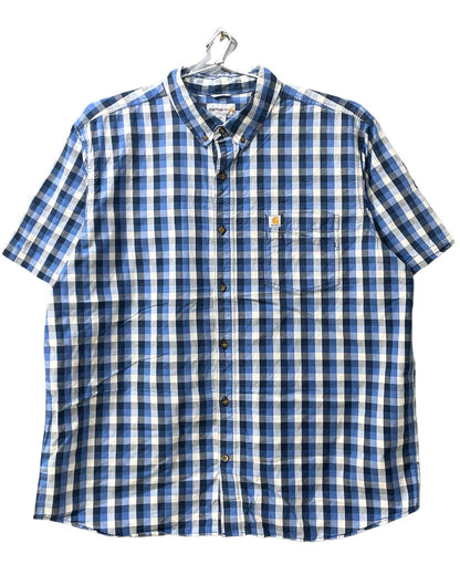 Carhartt Blue Cotton Shirt For Men XL