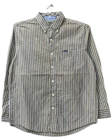 Chaps Brown Cotton Shirt For Men M