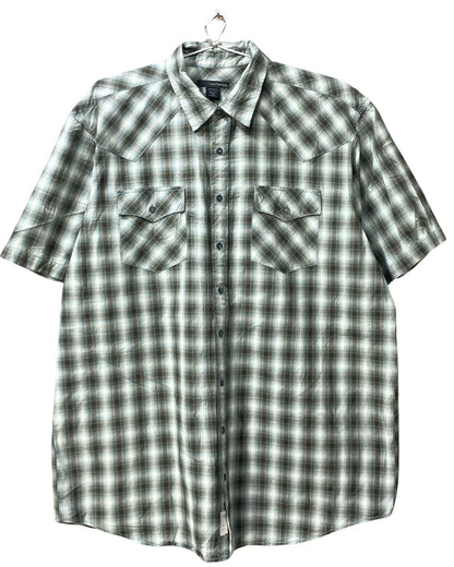 Calvin Klein Green Cotton Shirt For Men XXL