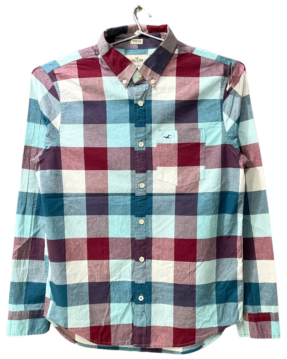 Hollister Multi Cotton Shirt For Men M