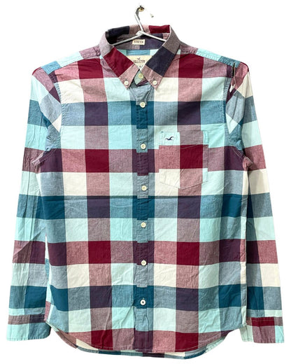 Hollister Multi Cotton Shirt For Men M