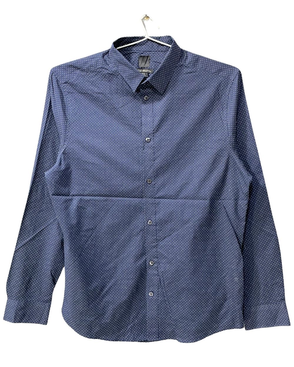 H&M Blue Cotton Shirt For Men L