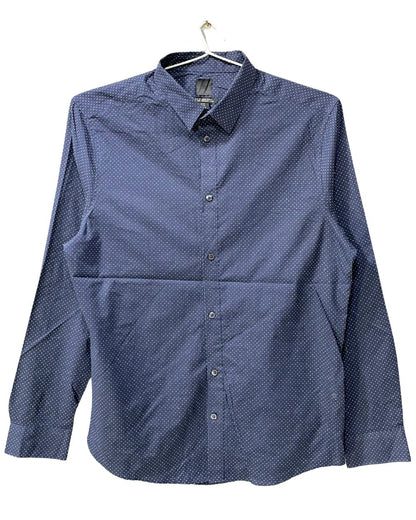 H&M Blue Cotton Shirt For Men L
