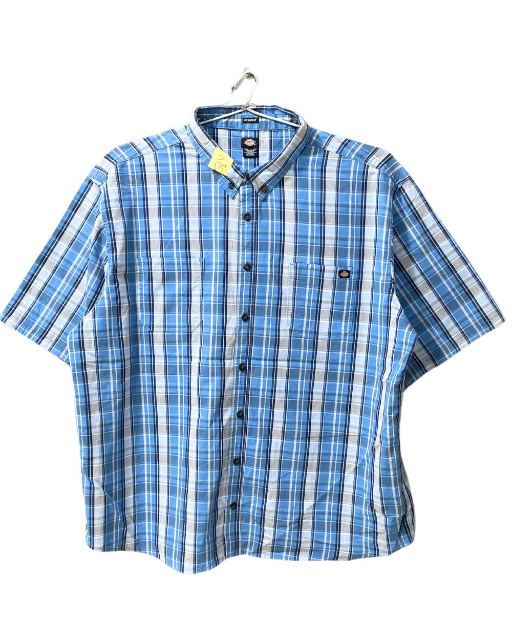Dickies Blue Cotton Shirt For Men L