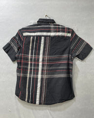 Alfani Black Cotton Shirt For Men M