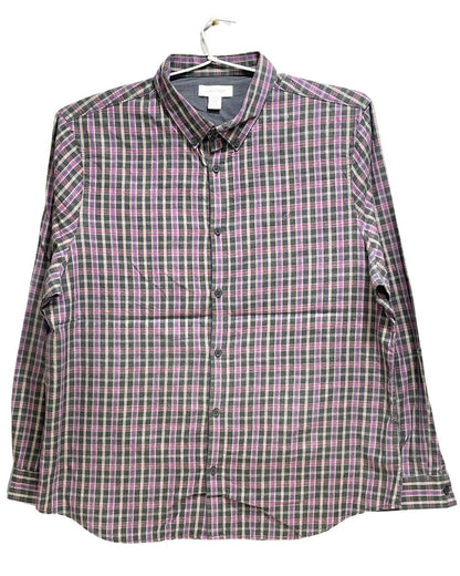 Calvin Klein Purple Cotton Shirt For Men XL