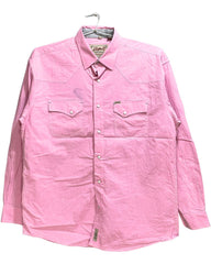 Rafter Pink Cotton Shirt For Men L